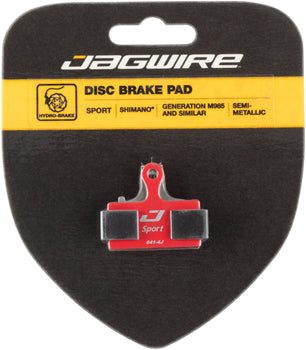Jagwire Sport Semi-Metallic Disc Brake Pads for Shimano M9000, M9020, M985, M8000, M785, M7000, M666, M675, M615, S700, R785, RS785, CX77, C